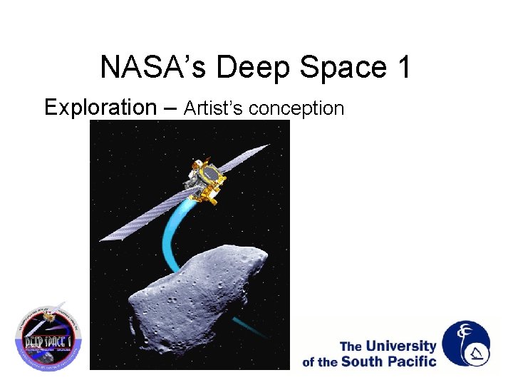 NASA’s Deep Space 1 Exploration – Artist’s conception 