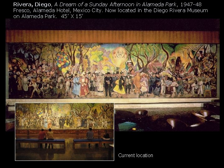 Rivera, Diego, A Dream of a Sunday Afternoon in Alameda Park, 1947 -48 Fresco,