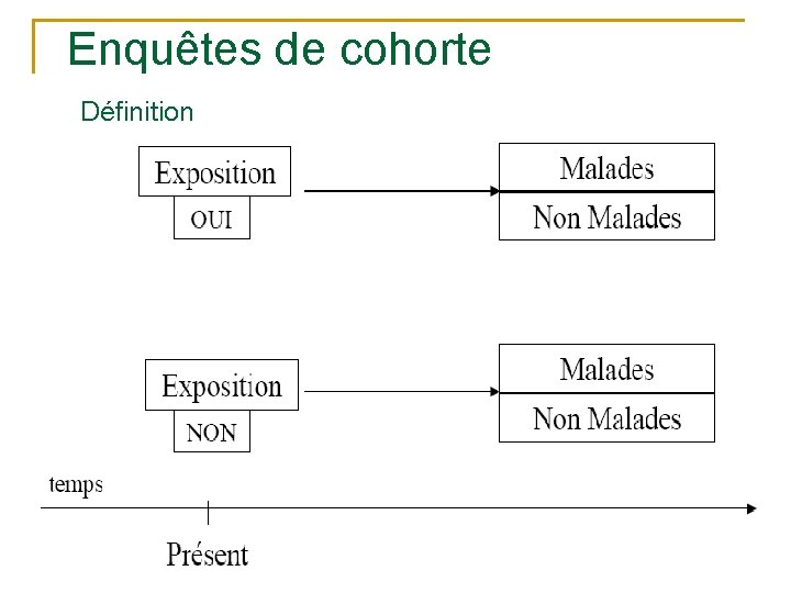 Enquêtes de cohorte Définition Enquêtes de cohorte Définition