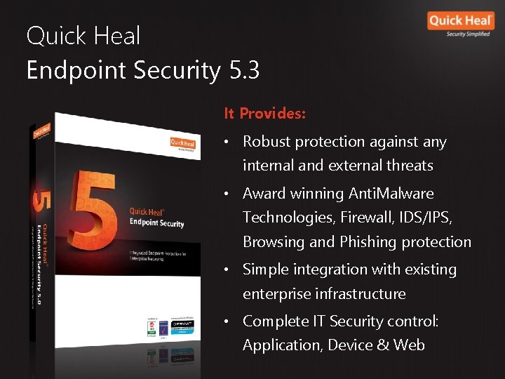 Endpoint Security Quickhell Introducing Quick Heal Endpoint Security 5 3 Quick