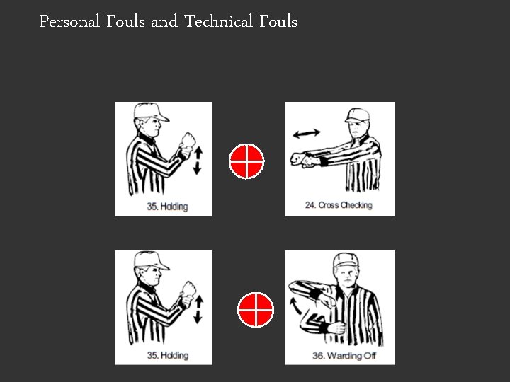 Personal Fouls and Technical Fouls 