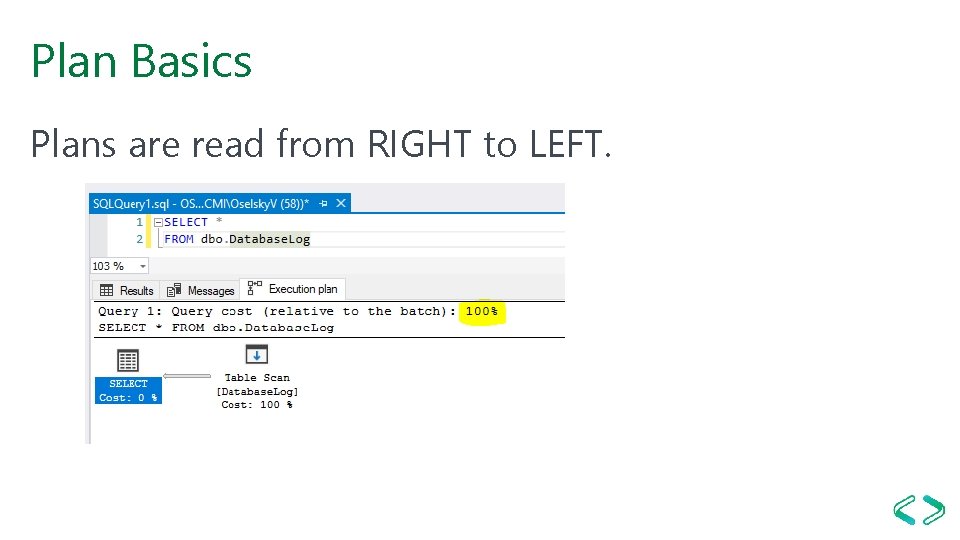 Plan Basics Plans are read from RIGHT to LEFT. Plan Basics Plans are read from RIGHT to LEFT.