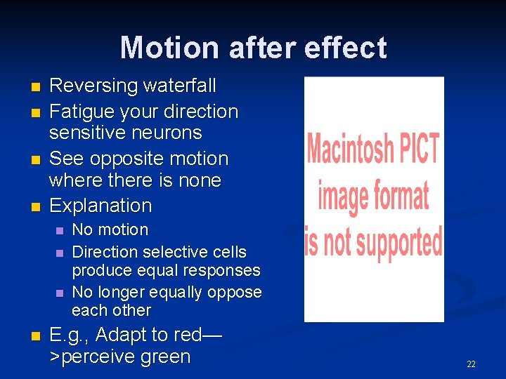 Psy 280 Perception Prof Anderson Department Of Psychology