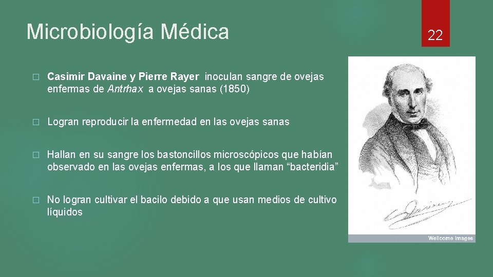 Microbiología Médica � Casimir Davaine y Pierre Rayer inoculan sangre de ovejas enfermas de Microbiología Médica � Casimir Davaine y Pierre Rayer inoculan sangre de ovejas enfermas de