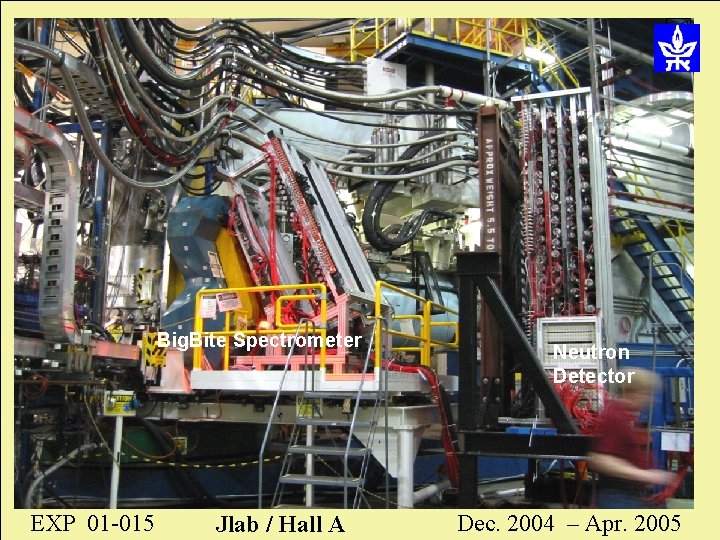 Big. Bite Spectrometer EXP 01 -015 Jlab / Hall A Neutron Detector Dec. 2004