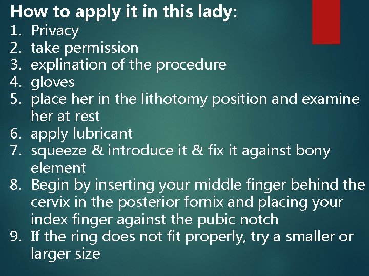 How to apply it in this lady: 1. 2. 3. 4. 5. 6. 7.