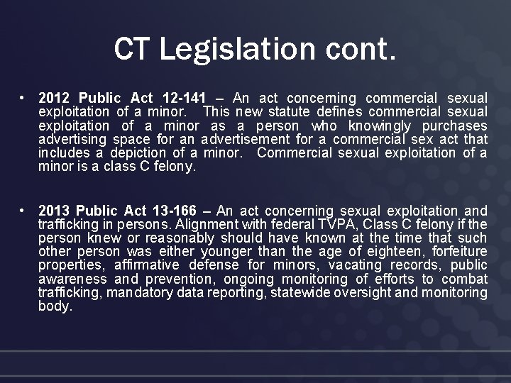 STATE OF CONNECTICUT DEPARTMENT OF CHILDREN AND FAMILIES