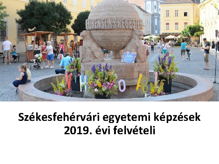 Székesfehérvári egyetemi képzések 2019. évi felvételi 