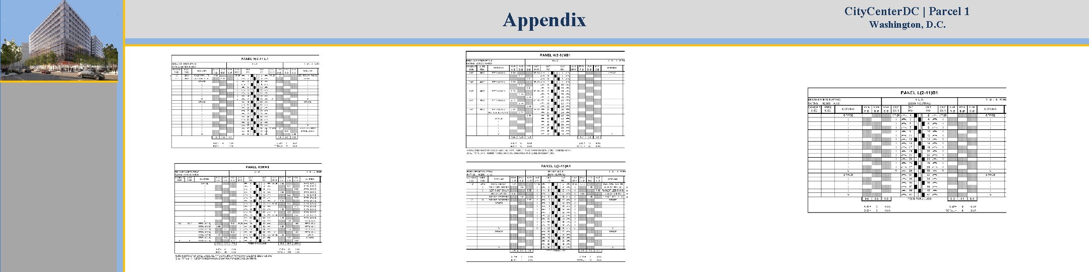 Appendix City. Center. DC | Parcel 1 Washington, D. C. 