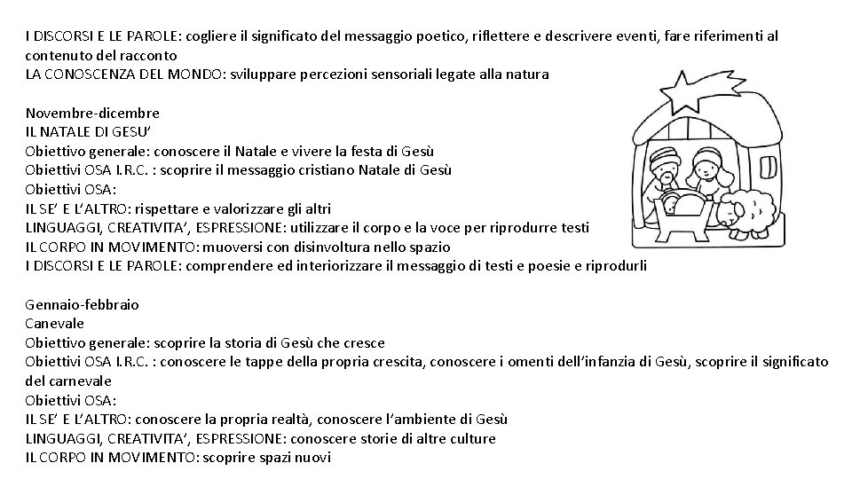 I DISCORSI E LE PAROLE: cogliere il significato del messaggio poetico, riflettere e descrivere