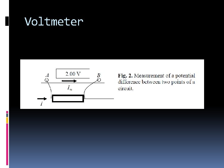 Voltmeter Voltmeter