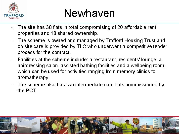 Newhaven - The site has 38 flats in total compromising of 20 affordable rent