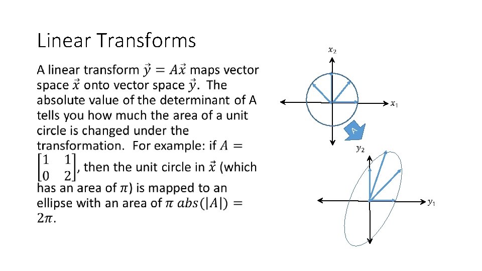 Linear Transforms • A 