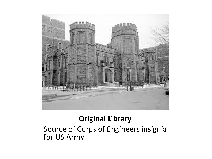 Original Library Source of Corps of Engineers insignia for US Army 