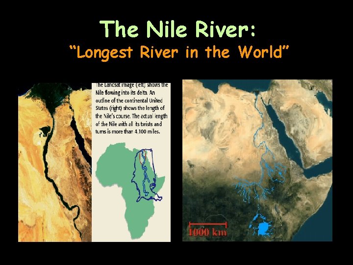 The Nile River: “Longest River in the World” 