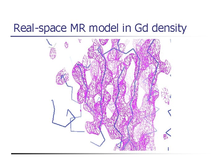 Real-space MR model in Gd density 