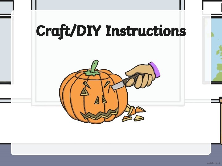Craft/DIY Instructions 