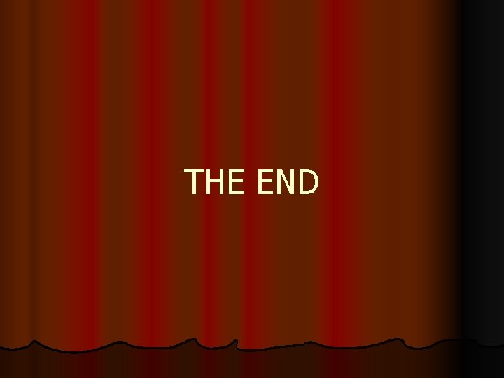 THE END 