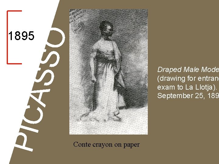 PICA SSO 1895 Draped Male Mode (drawing for entranc exam to La Llotja). September