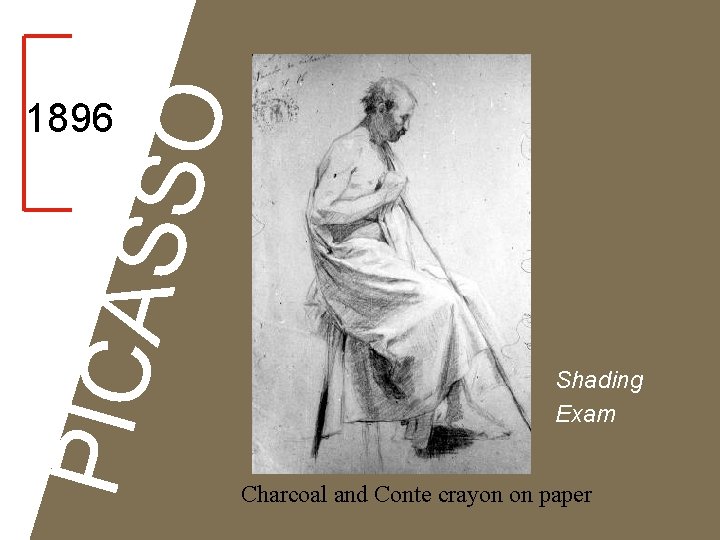 SSO PICA 1896 Shading Exam Charcoal and Conte crayon on paper 