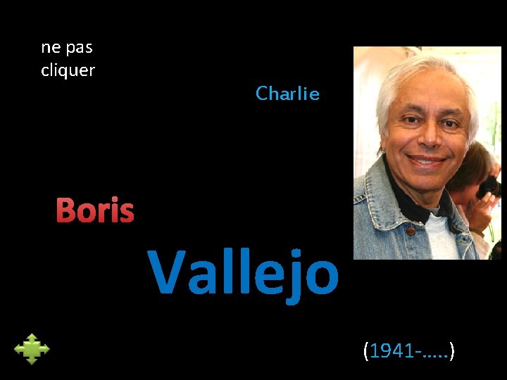 ne pas cliquer Charlie Boris Vallejo (1941 -…. . ) 