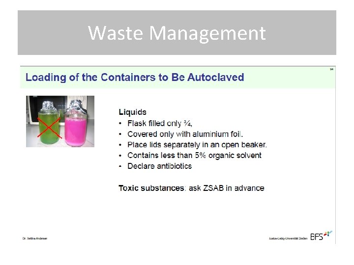 Waste Management 