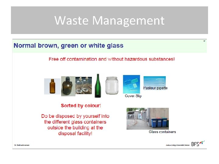 Waste Management 