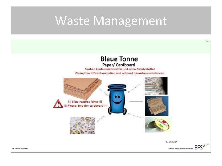 Waste Management 