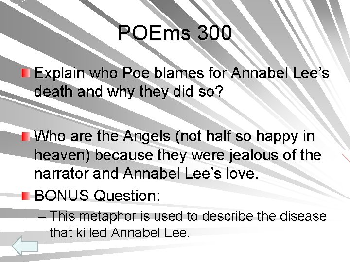 About poe death poems Death Is