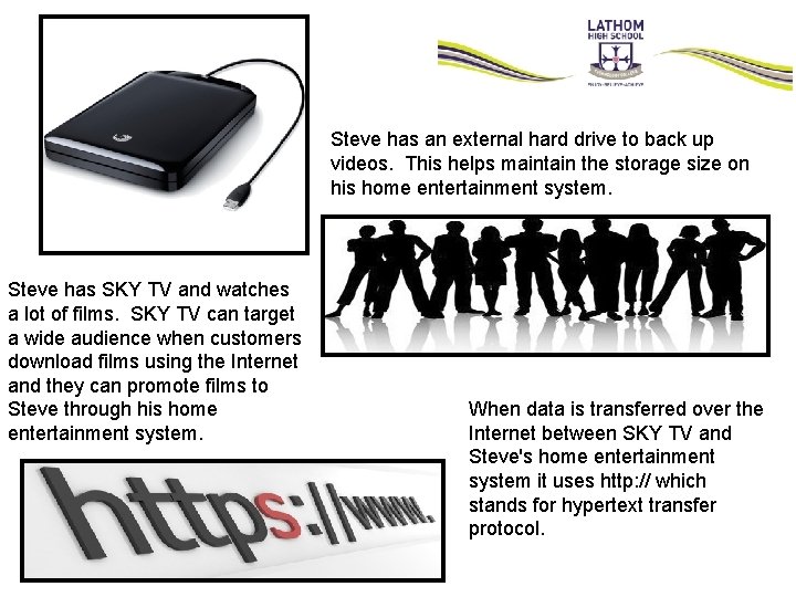 Steve has an external hard drive to back up videos. This helps maintain the Steve has an external hard drive to back up videos. This helps maintain the