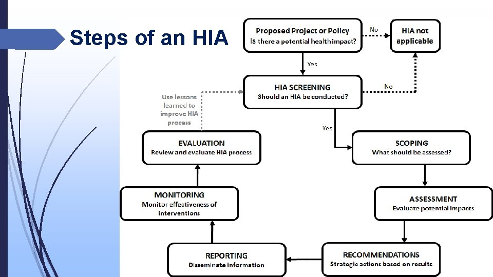 Steps of an HIA 