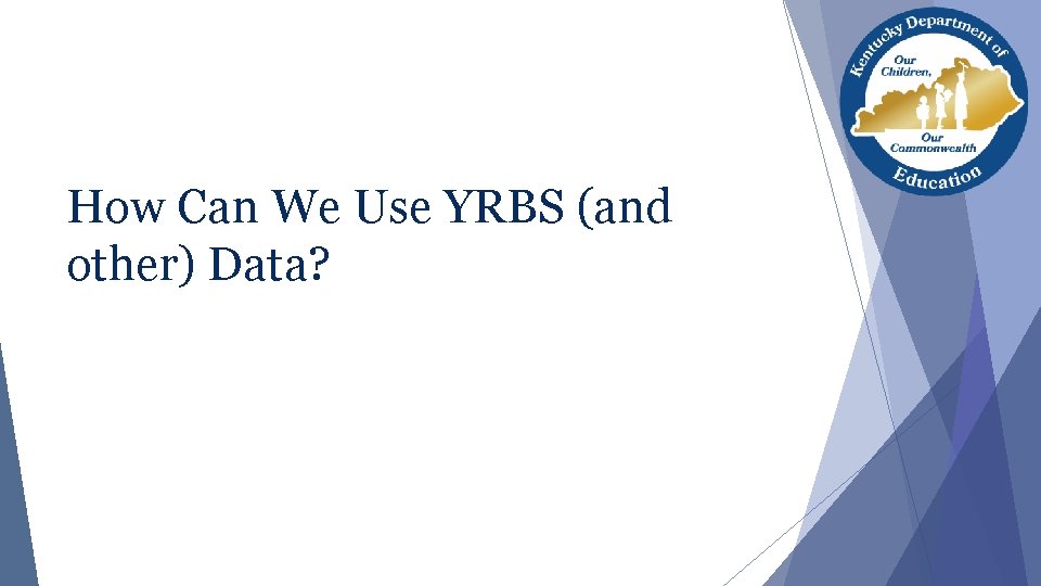 How Can We Use YRBS (and other) Data? 