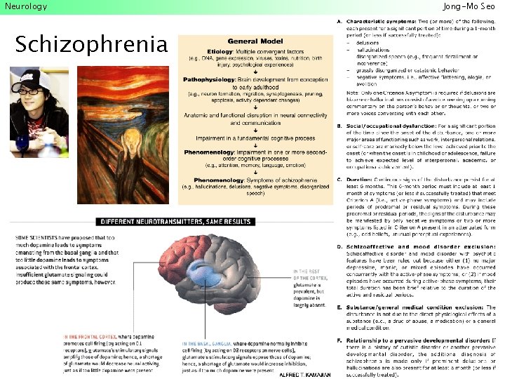 Neurology Schizophrenia Jong-Mo Seo 