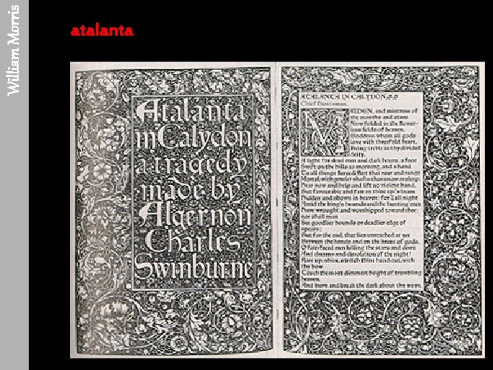 William Morris atalanta 