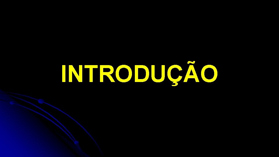 INTRODUÇÃO INTRODUÇÃO