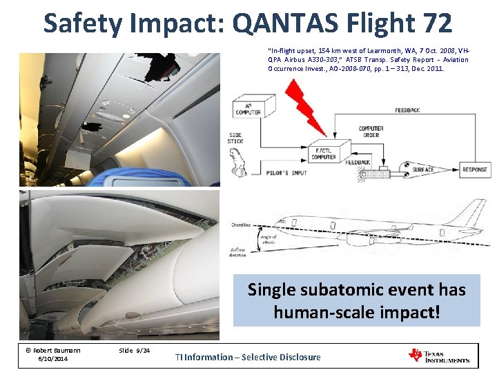 Safety Impact: QANTAS Flight 72 “In-flight upset, 154 km west of Learmonth, WA, 7 Safety Impact: QANTAS Flight 72 “In-flight upset, 154 km west of Learmonth, WA, 7
