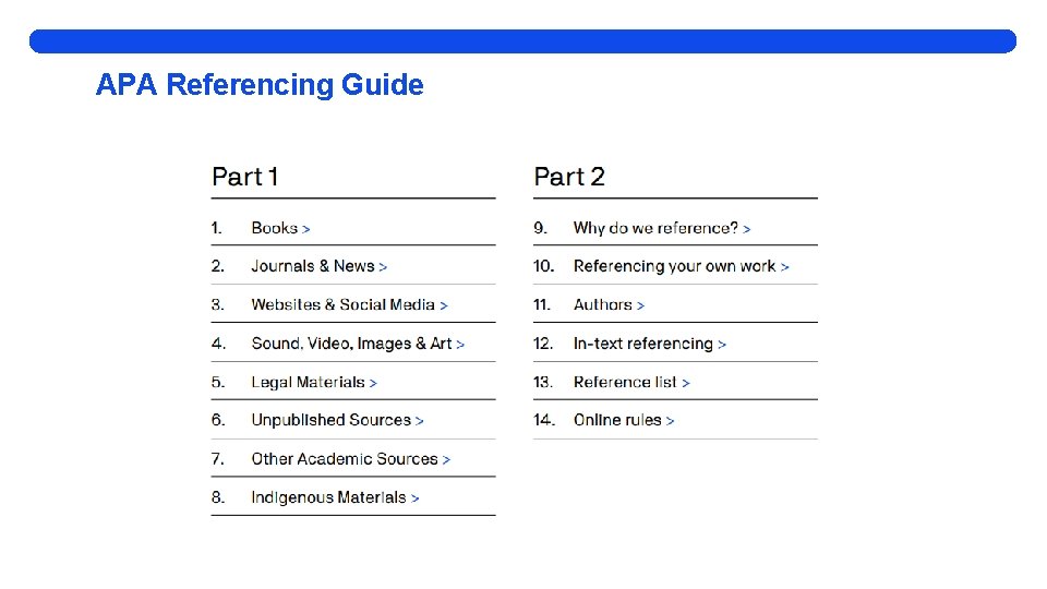 APA Referencing Guide 