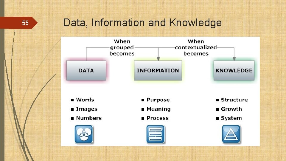 55 Data, Information and Knowledge 