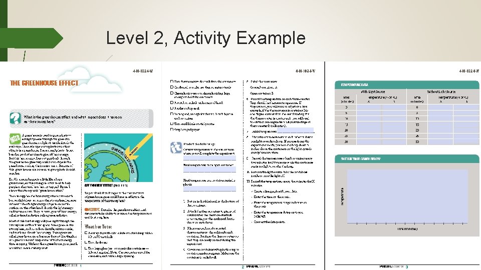 Level 2, Activity Example 