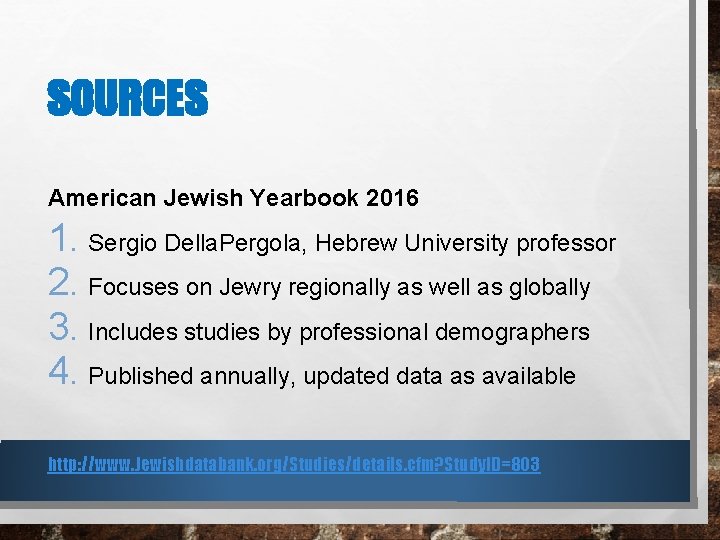 World Jewish Demographics Lausanne Consultation On Jewish Evangelism