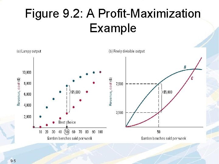 Figure 9. 2: A Profit-Maximization Example 9 -5 