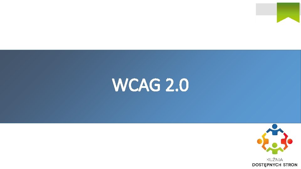 WCAG 2. 0 