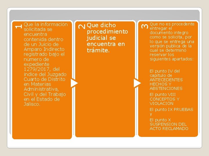 Que no es procedente entregar el documento integro como se solicita, por lo que