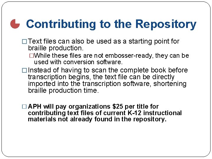 Contributing to the Repository � Text files can also be used as a starting