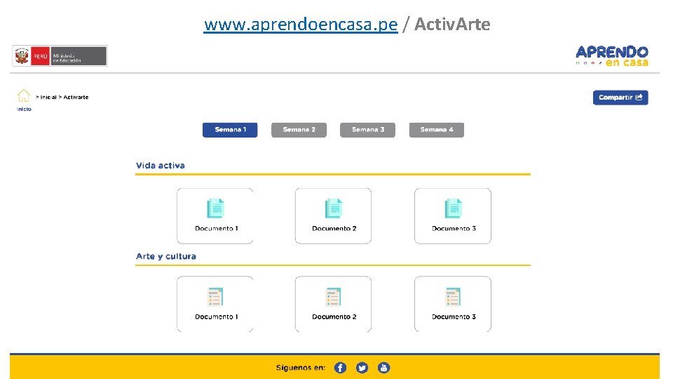 www. aprendoencasa. pe / Activ. Arte 