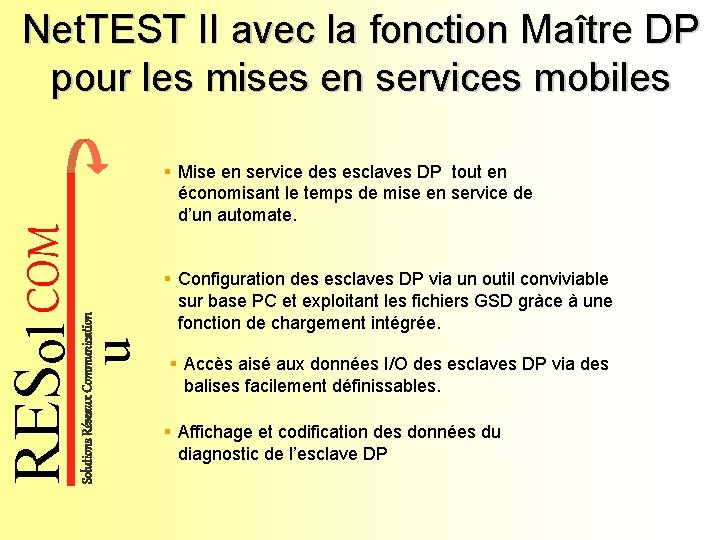 § Mise en service des esclaves DP tout en économisant le temps de mise