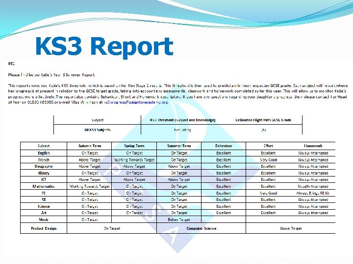 KS 3 Report 6 