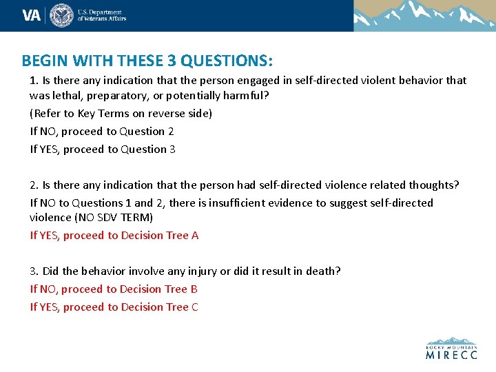BEGIN WITH THESE 3 QUESTIONS: 1. Is there any indication that the person engaged