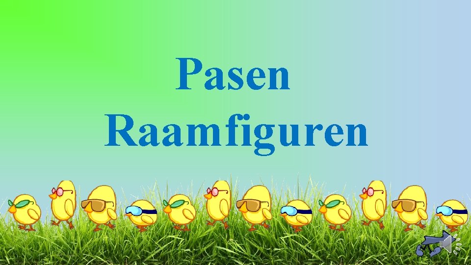 Pasen Raamfiguren 