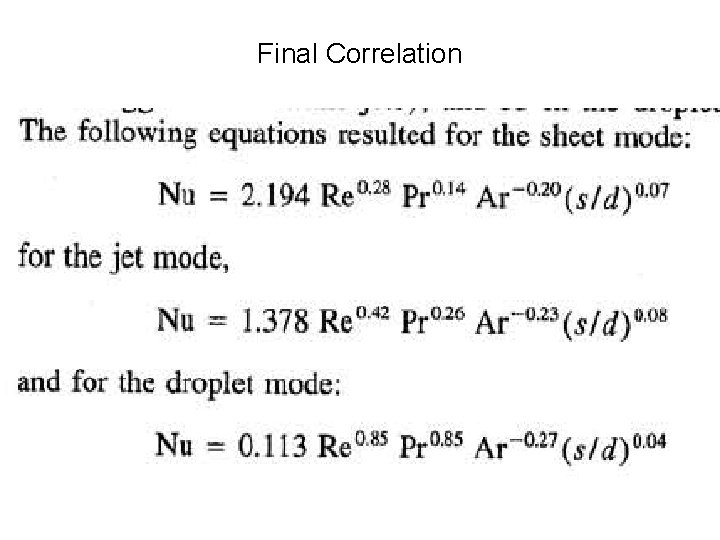 Final Correlation 